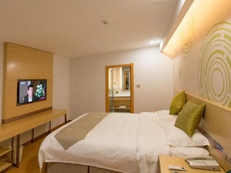 Bed in GreenTree Inn Linyi Shuixian Bus Station Business Hotel