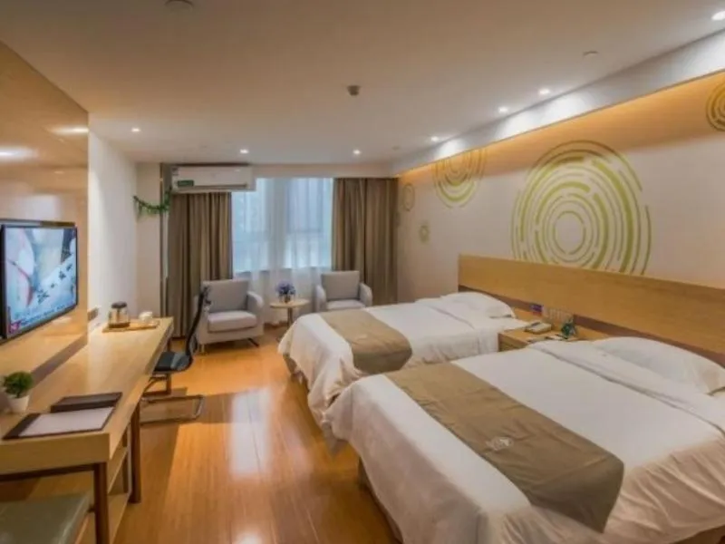 Bed in GreenTree Inn Linyi Shuixian Bus Station Business Hotel