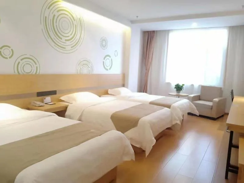 Bed in GreenTree Inn Jin Intermediary Resting Dingyang West Road Express Hotel