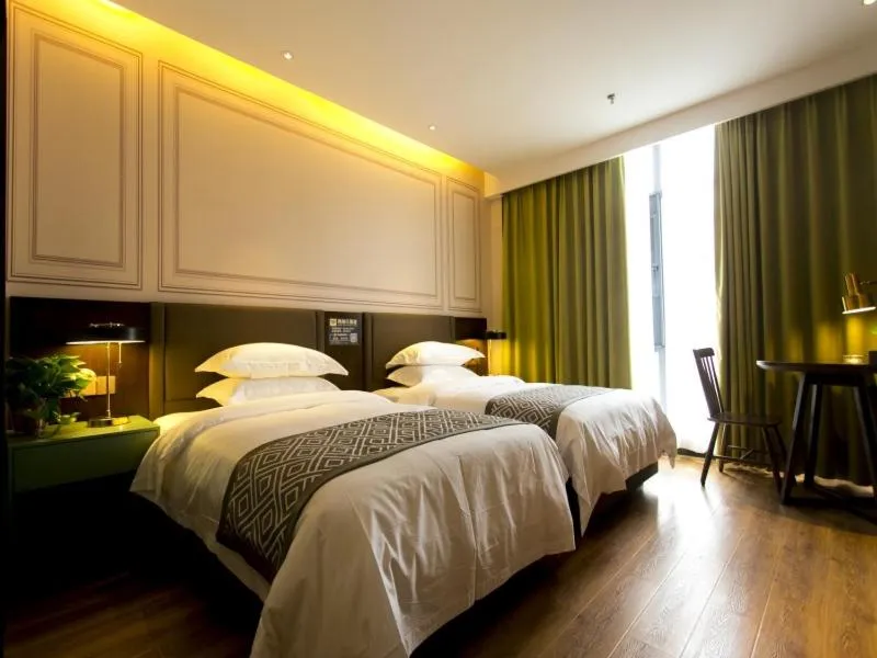 Bed in GME Bozhou Qiaocheng District Jian'an Road Railway Station Hotel