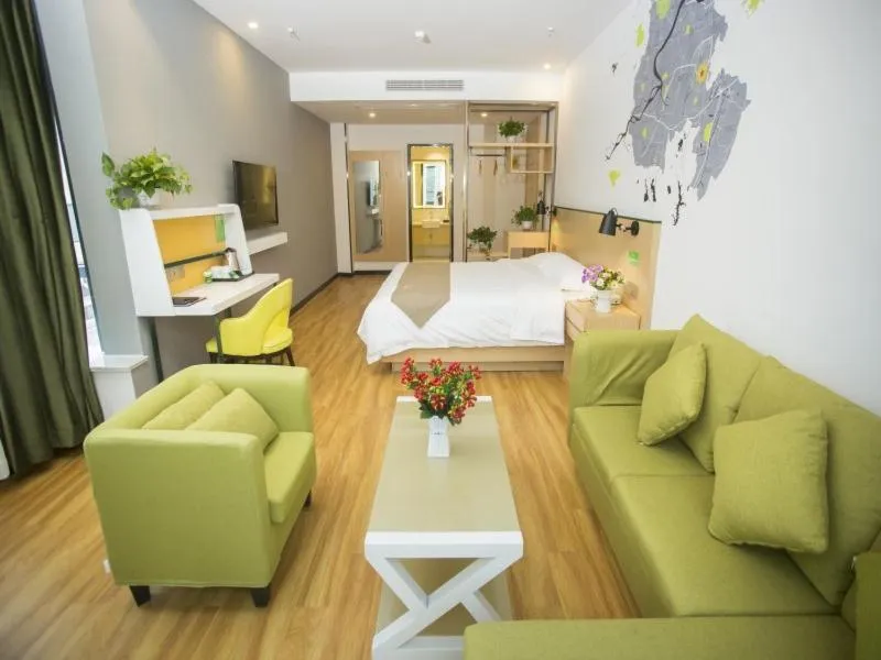 Bed in Vatica Suzhou Xiaoxian Huaihai Road Hotel