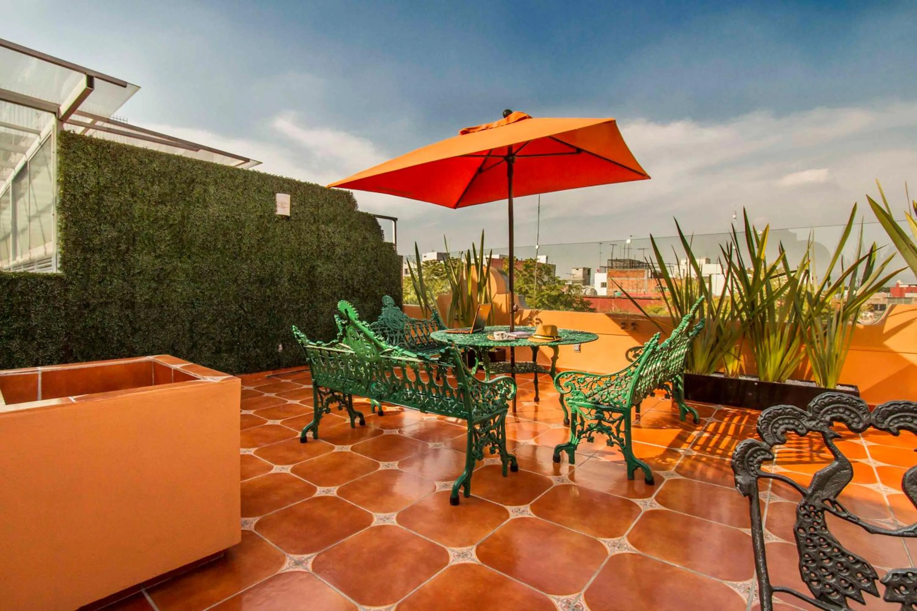 Balcony/Terrace in Hotel Templo Mayor