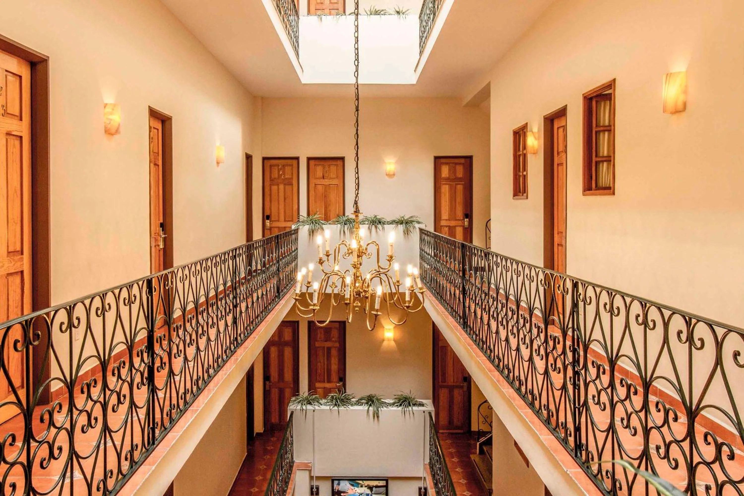 Decorative detail in Hotel Templo Mayor