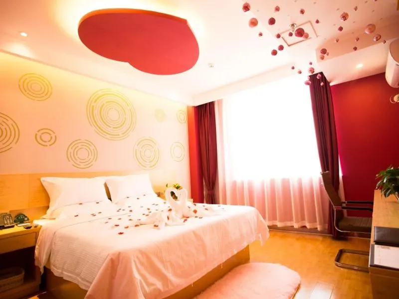 Bed in GreenTree Inn Jinzhong Yuci Old Town Express Hotel