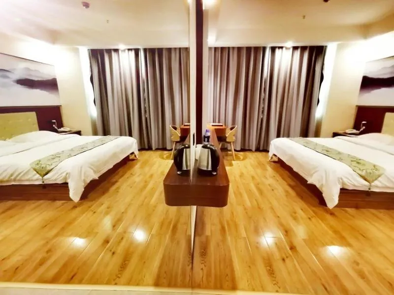Bed in GreenTree Alliance Changzhou Jintan District Dongmen Street Hotel Hotel