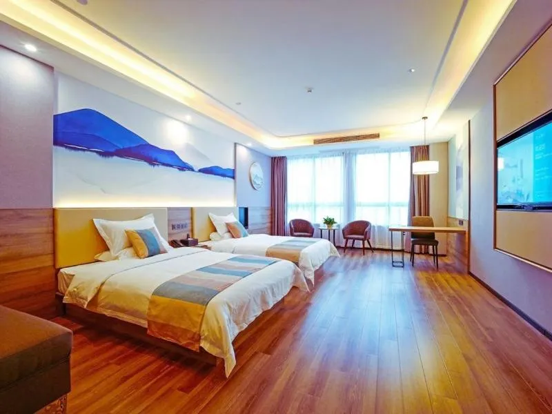 Bed in VX Changzhou Jintan District Red Star Macalline Hotel