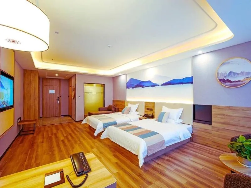Bed in VX Changzhou Jintan District Red Star Macalline Hotel
