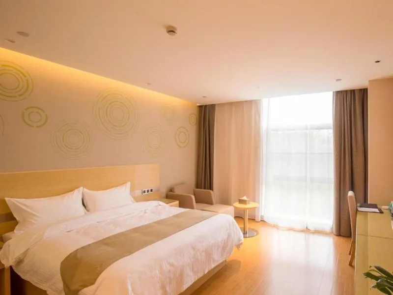 Bed in GreenTree Inn Hefei Binhu District Hangzhou Road Expressway Times Square Business Hotel