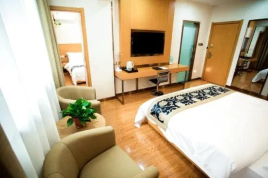 Bed in GreenTree Inn Xi'an Ming City Wall Northwest Dafengqing Road Business Hotel