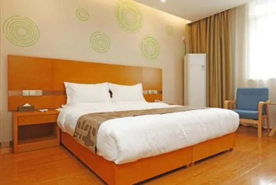 Bed in GreenTree Inn Xi'an Ming City Wall Northwest Dafengqing Road Business Hotel