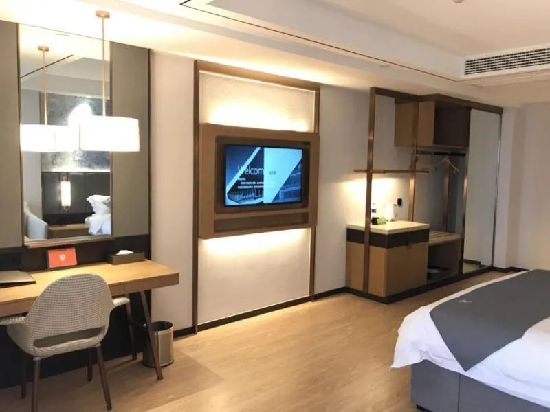 Bed in GreenTree Eastern Xuzhou High Speed Railway Station West Exit Station Hotel