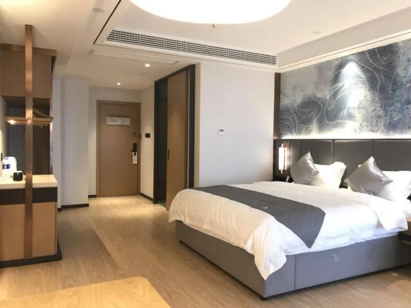 Bed in GreenTree Eastern Xuzhou High Speed Railway Station West Exit Station Hotel