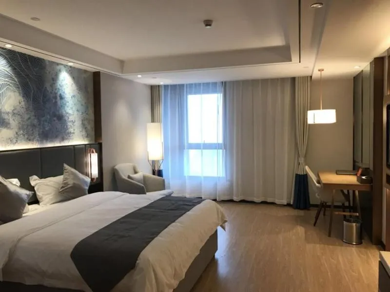 Bed in GreenTree Eastern Xuzhou High Speed Railway Station West Exit Station Hotel