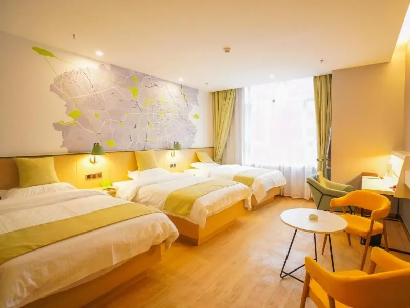 Bed in Vatica Kashgar Ancient city of Muir Hotel