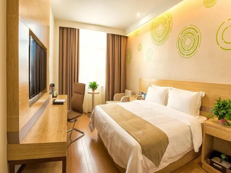 Bed in GreenTree Inn Anqing Tongcheng Tong'an Road South Bus Station Business Hotel