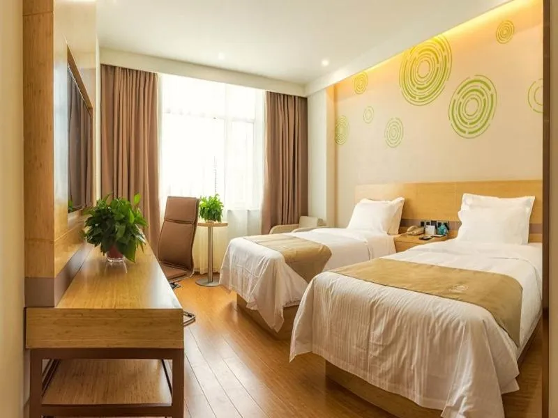 Bed in GreenTree Inn Anqing Tongcheng Tong'an Road South Bus Station Business Hotel