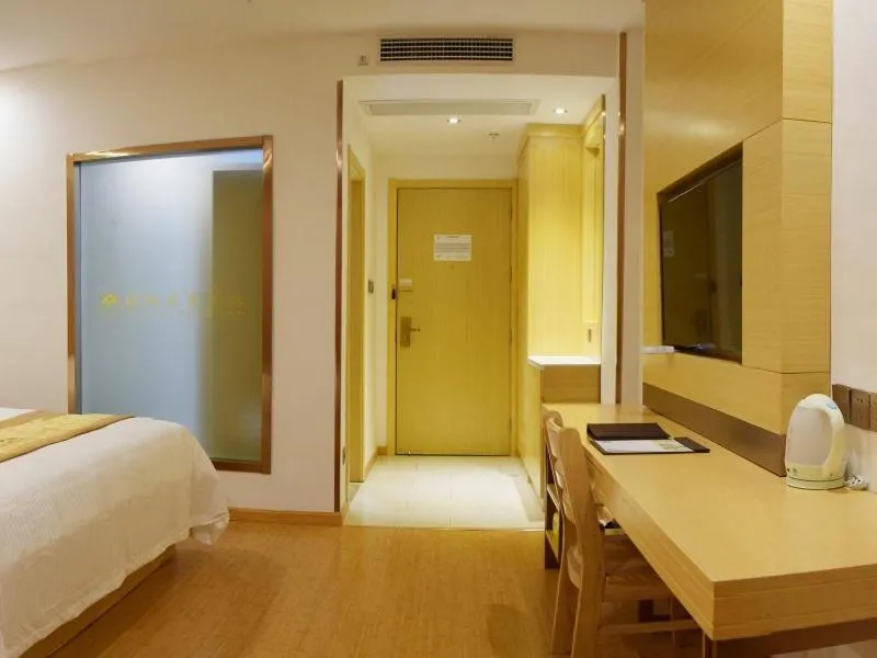 Bed in GreenTree Inn Suzhou Yongqiao District Nanxiang Hengtai City Business Hotel