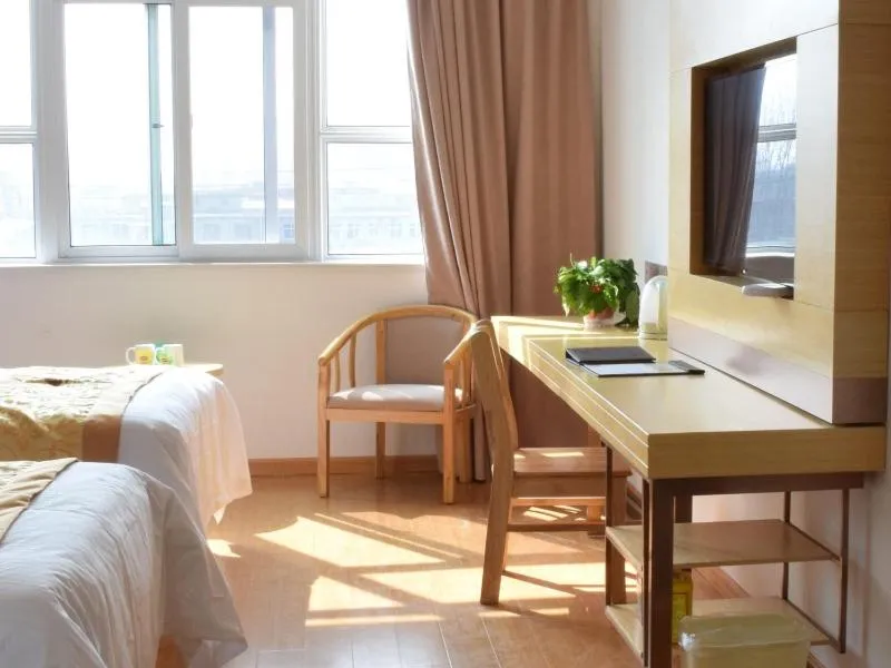 Bed in GreenTree Inn Suzhou Yongqiao District Nanxiang Hengtai City Business Hotel