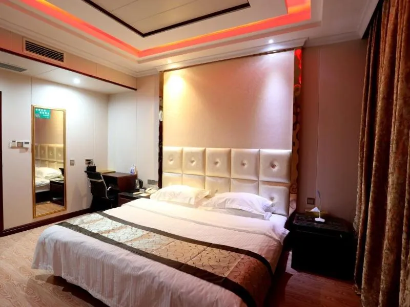 Bed in GreenTree Alliance Jinhua Dongyang East Bus Station Dongyong Road Hotel