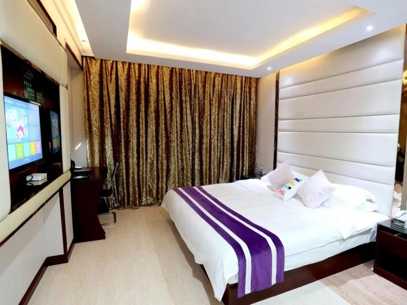Bed in GreenTree Alliance Jinhua Dongyang East Bus Station Dongyong Road Hotel