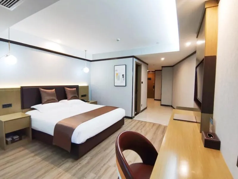 Bed in Gya Taizhou Jingjiang City South Century Plaza Hotel
