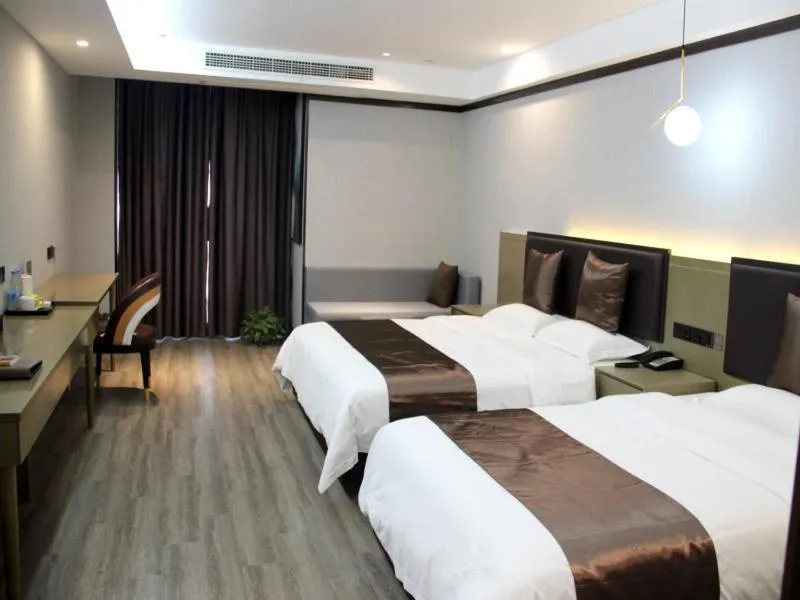 Bed in Gya Taizhou Jingjiang City South Century Plaza Hotel