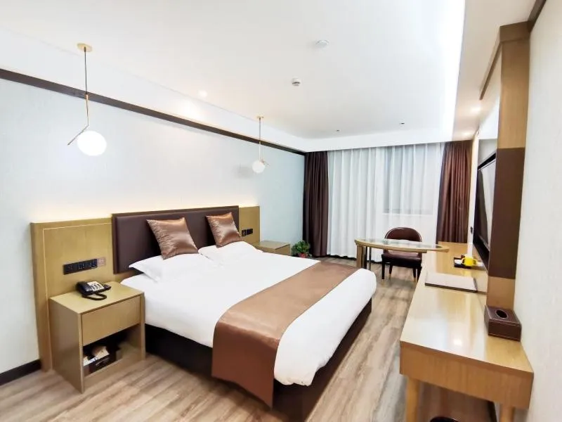 Bed in Gya Taizhou Jingjiang City South Century Plaza Hotel