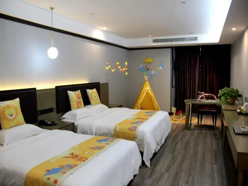 Bed in Gya Taizhou Jingjiang City South Century Plaza Hotel