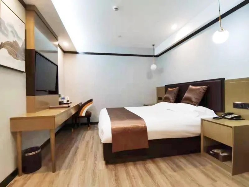 Bed in Gya Taizhou Jingjiang City South Century Plaza Hotel