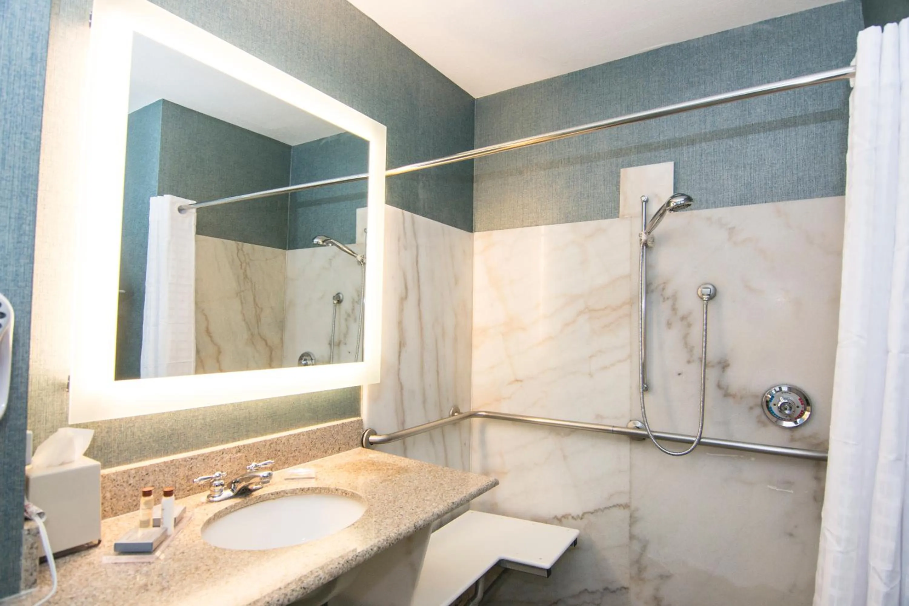 Bathroom in Wingate By Wyndham - Orlando International Airport- Free Hot Breakfast