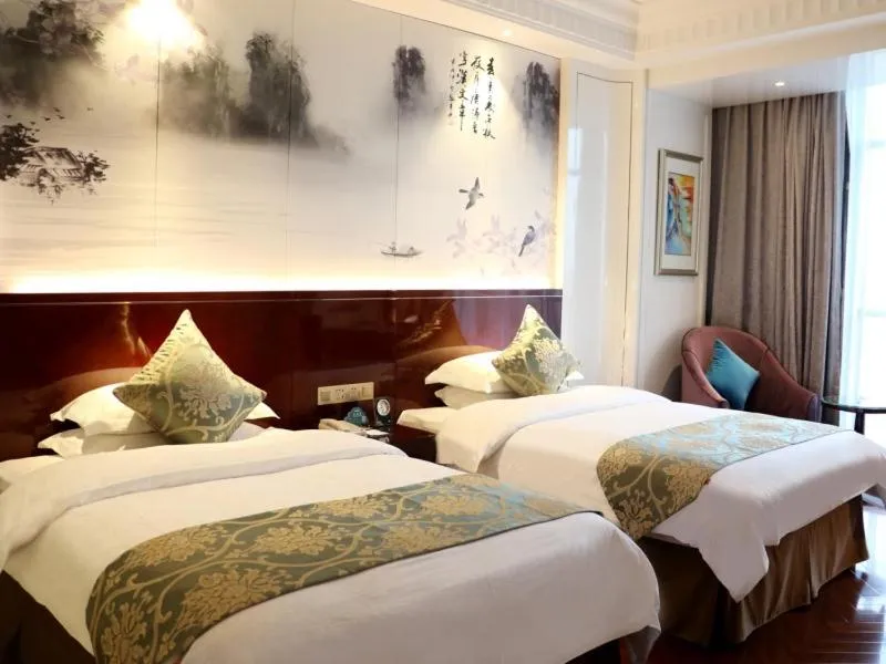 Bed in GreenTree Eastern Yancheng Jianhu County Aobaolia Life Plaza Hotel