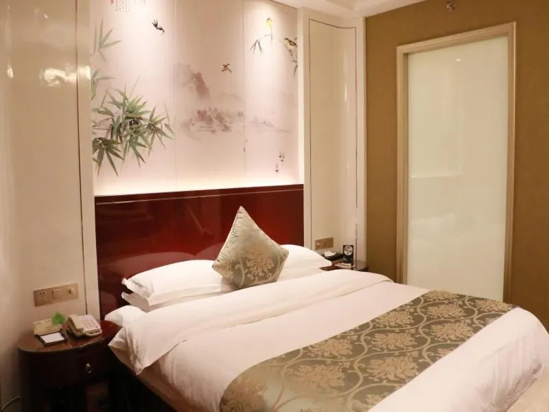 Bed in GreenTree Eastern Yancheng Jianhu County Aobaolia Life Plaza Hotel