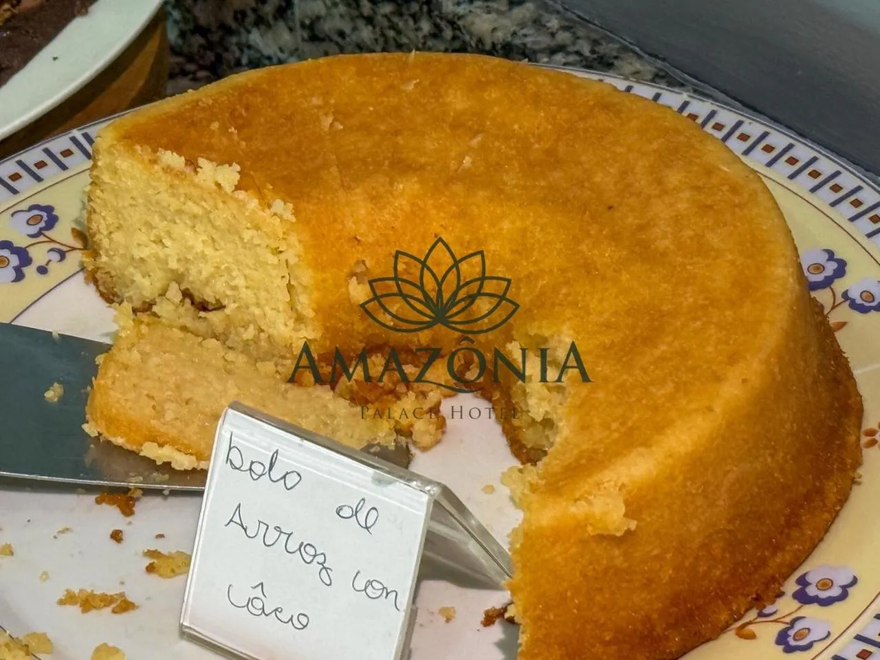 Food and drinks in Amazônia Palace Hotel