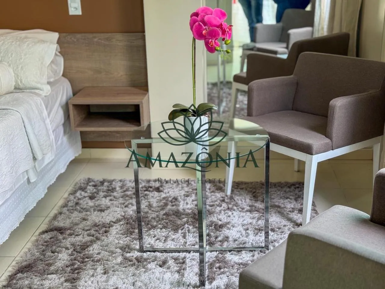 Bed in Amazônia Palace Hotel