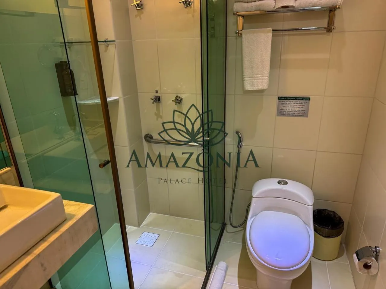 Bathroom in Amazônia Palace Hotel