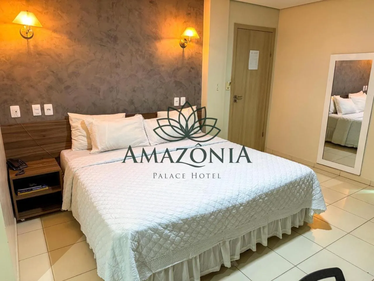 Bedroom, Bed in Amazônia Palace Hotel