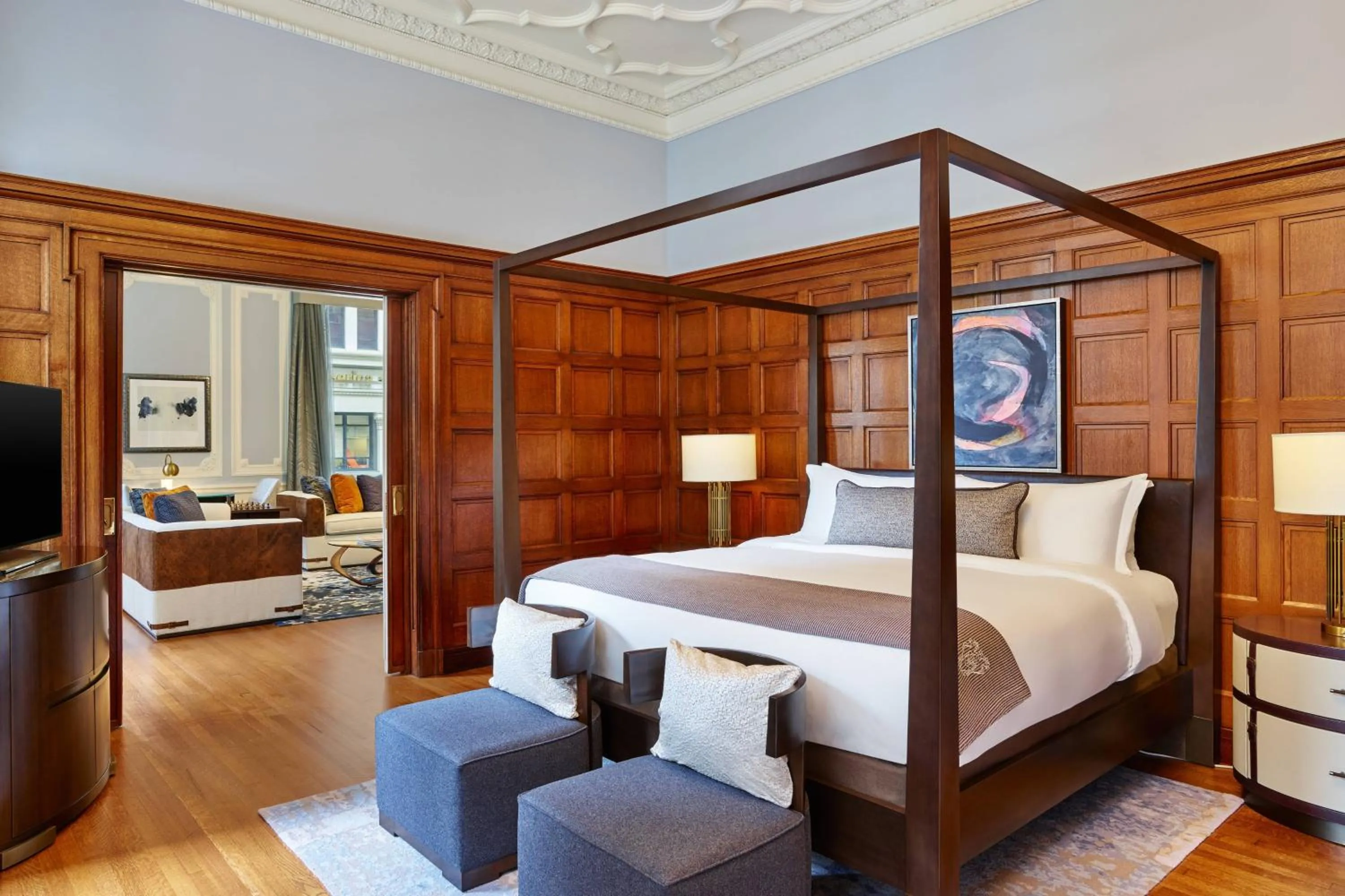 Bedroom, Bed in Palace Hotel, a Luxury Collection Hotel, San Francisco