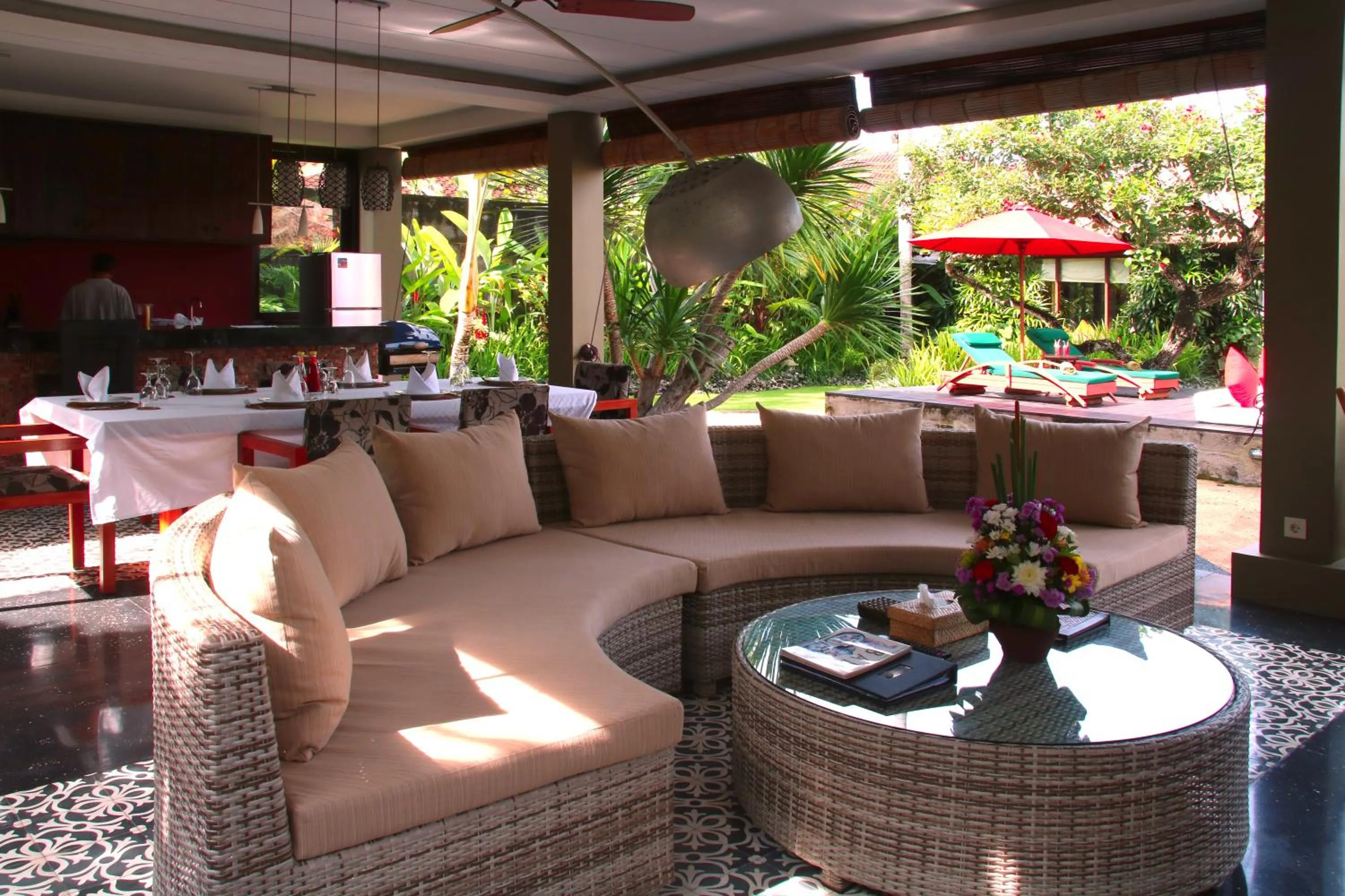 Living room in Imani Villas