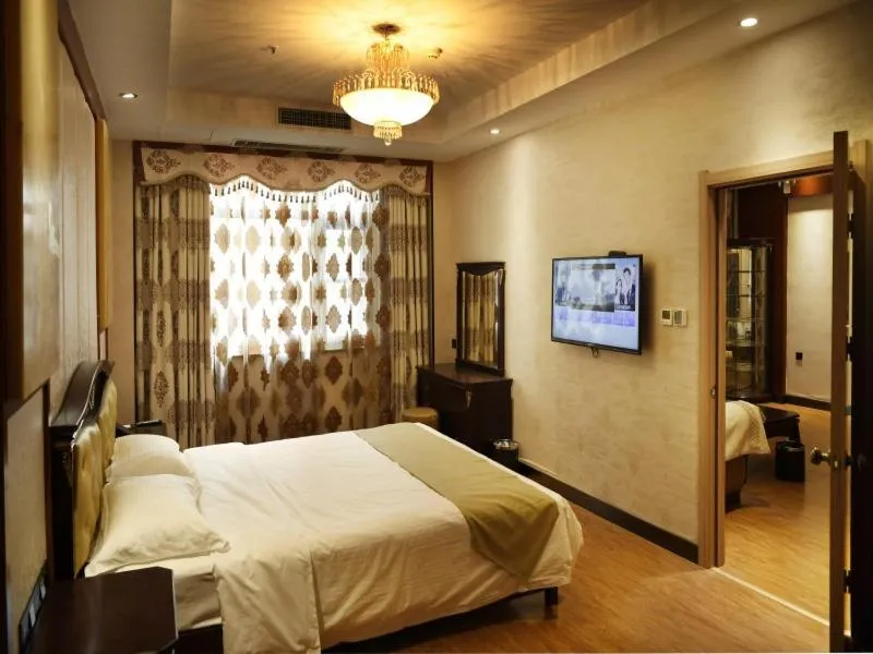Bed in GreenTree Inn Puyang Hualong District Zhongyuan Road Hotel