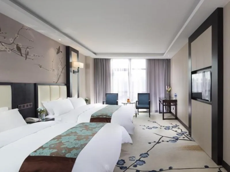 Bed in GreenTree Eastern Yancheng North Bus Station Boutique Hotel