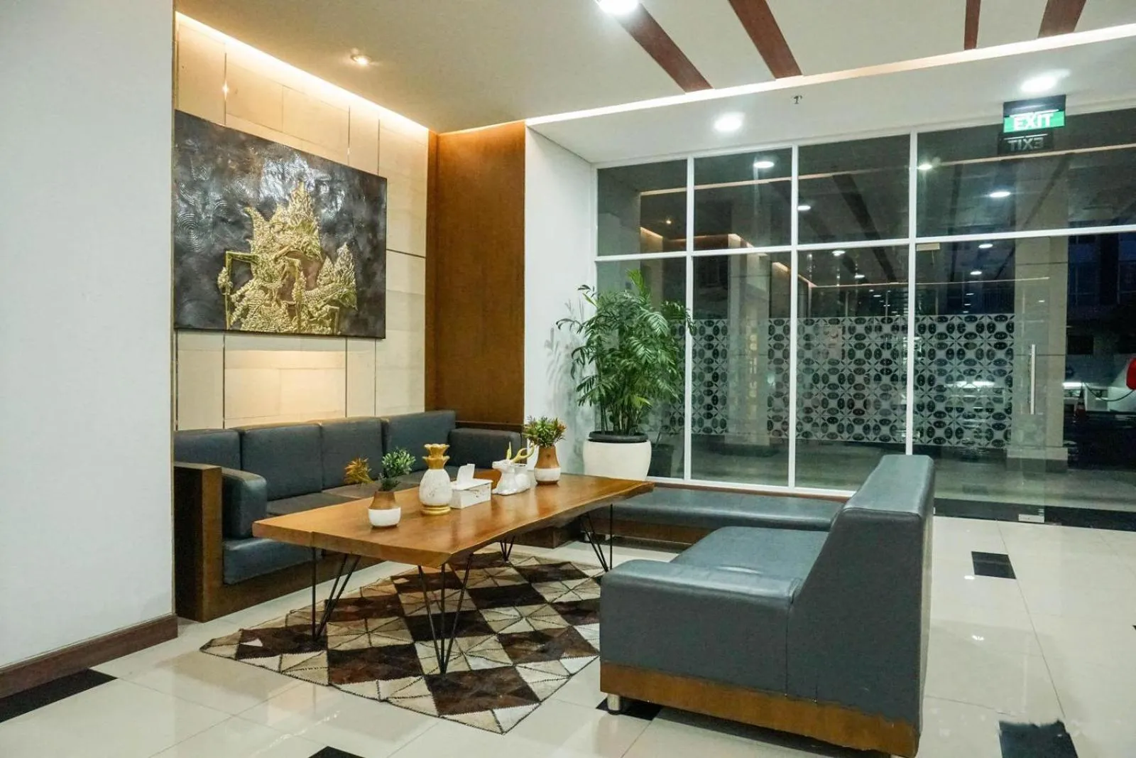 Lobby or reception in Apartemen Taman Melati Yogyakarta by ArFe Room