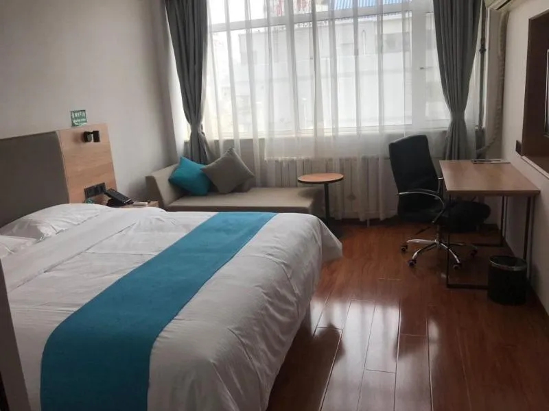Bed in GreenTree Inn Dezhou Decheng District Hubinzhong Avenue Select Hotel