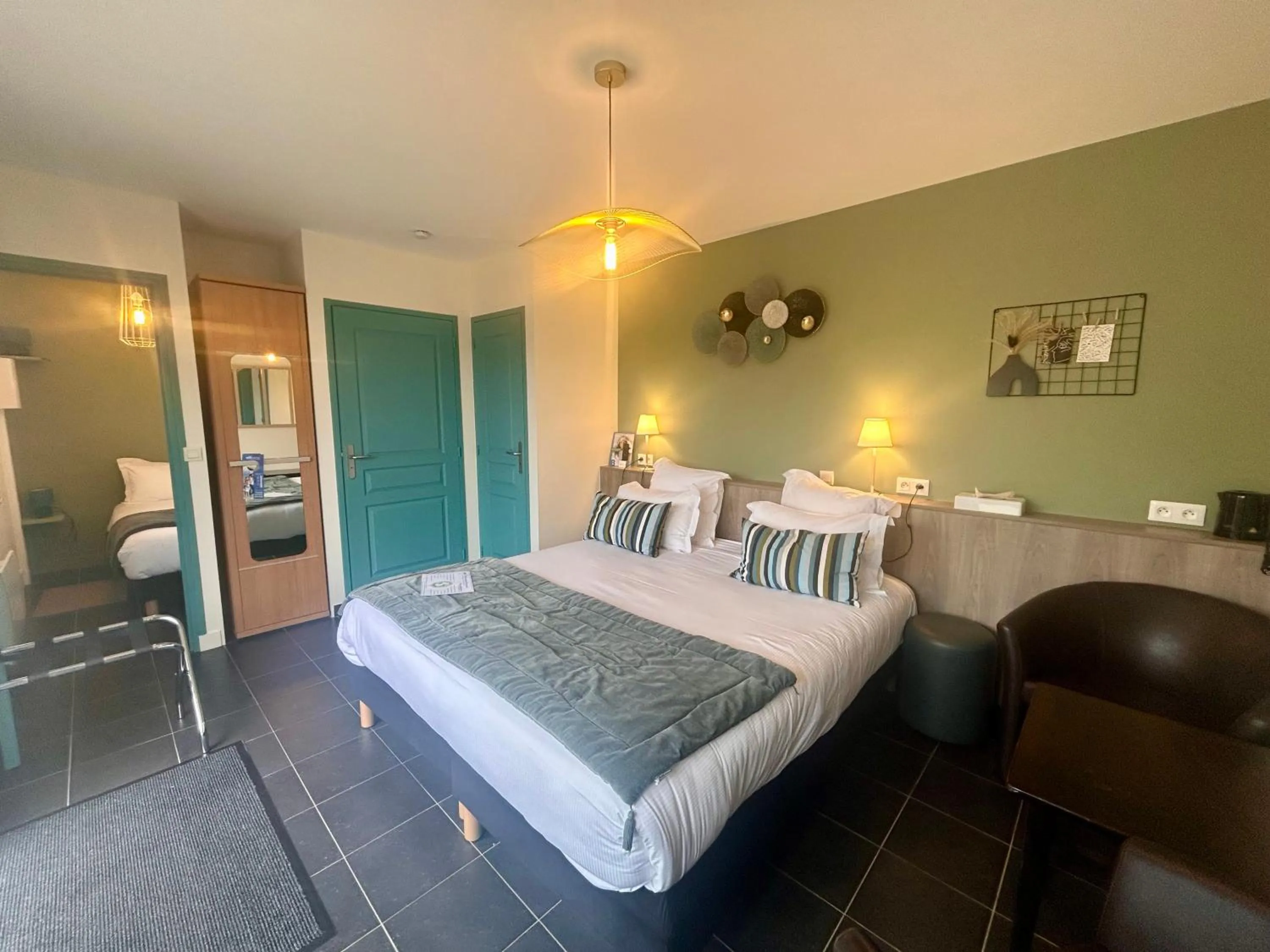 Photo of the whole room, Bed in BRIT HOTEL Lannion Perros-Guirec