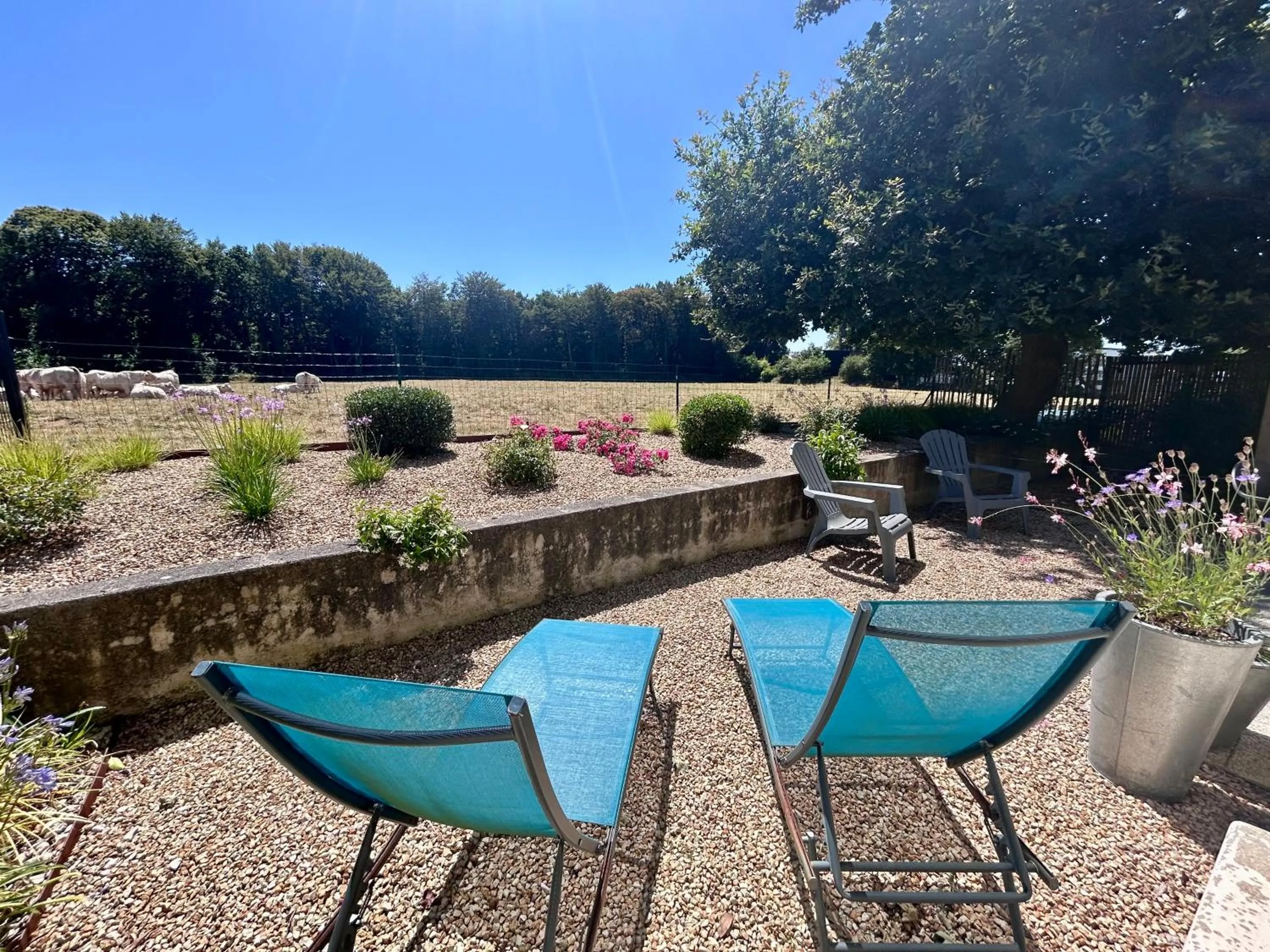 Patio in BRIT HOTEL Lannion-Perros Guirec