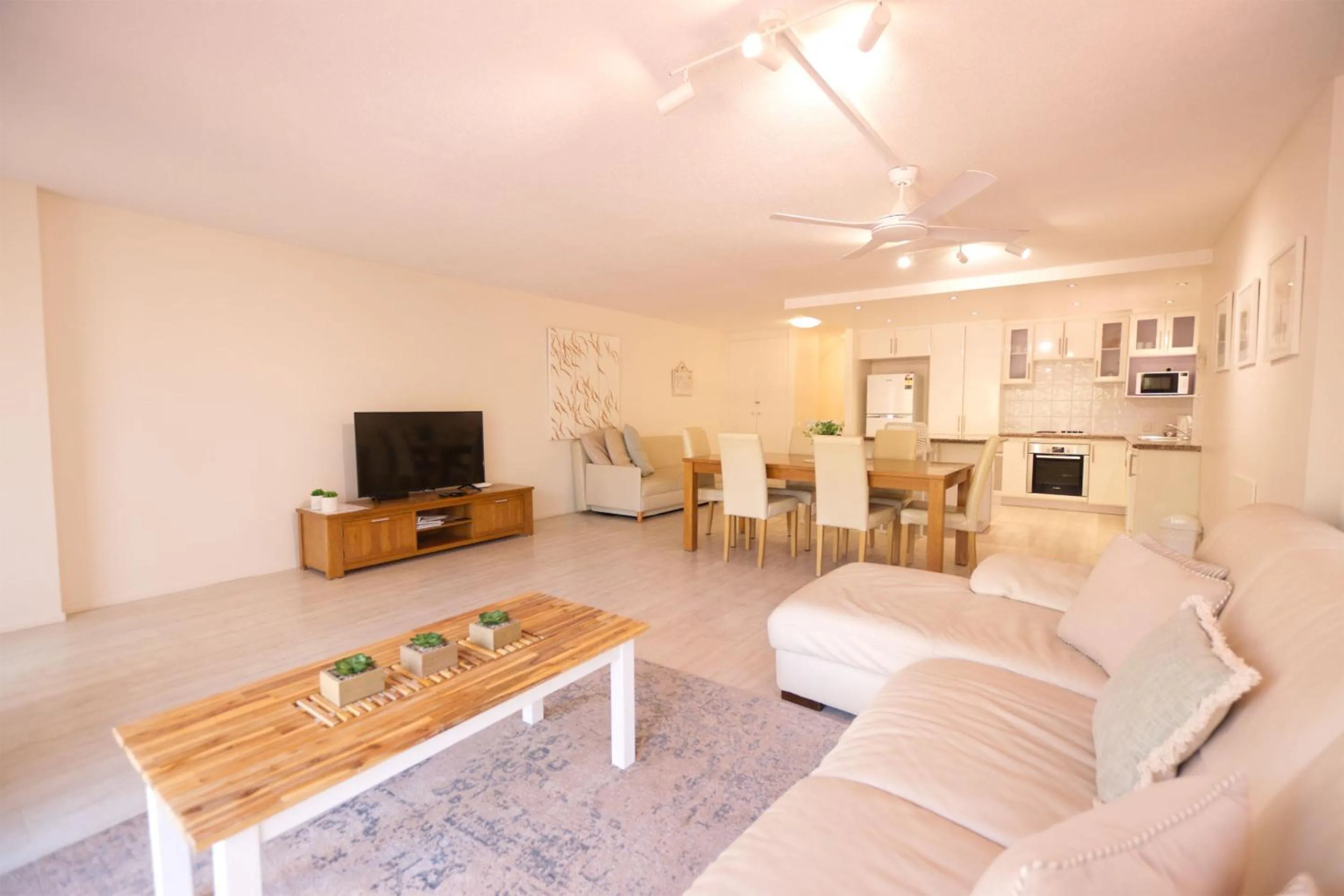 Living room in Raintrees Moffat Beach