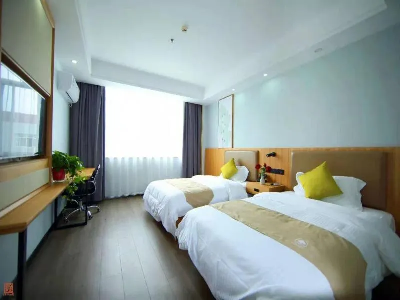 Bed in GreenTree Inn Wuxi Jiangyin Changjing Town Selected Hotel