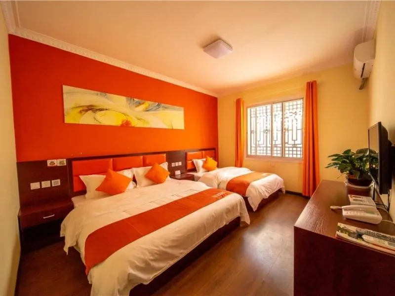 Bed in Shell Dali City Dali Ancient Town South Gate Hotel