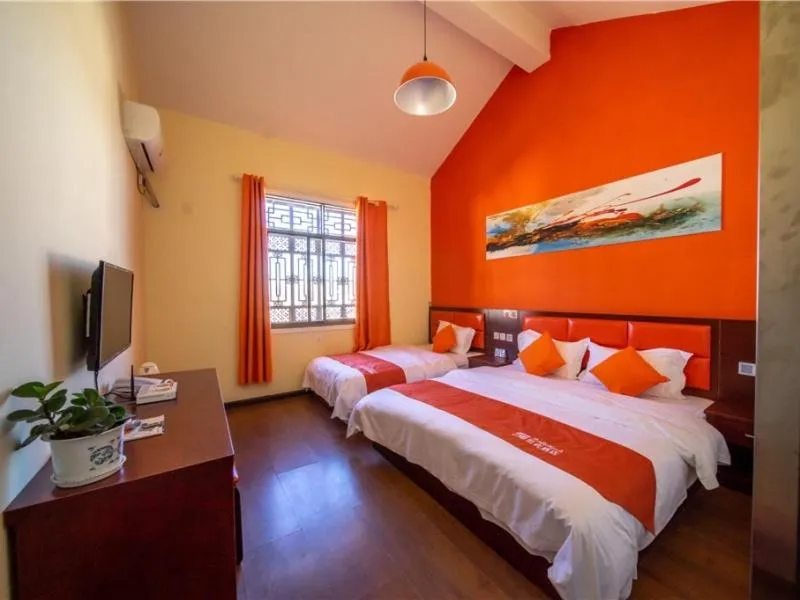 Bed in Shell Dali City Dali Ancient Town South Gate Hotel