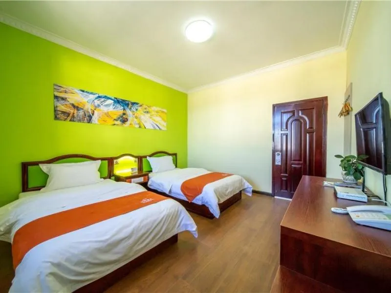 Bed in Shell Dali City Dali Ancient Town South Gate Hotel