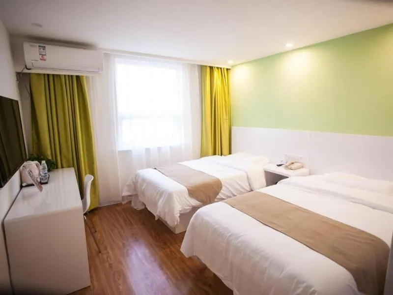 Bed in Shell Zaozhuang Taierzhuang Ancient City Battle Memorial Hotel